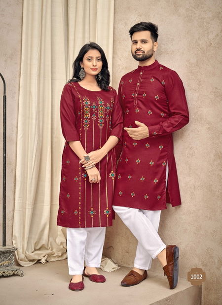 Banwery Couple Goal V 4 Fancy Festive Wear Wholesale Couple Catalog
 Catalog